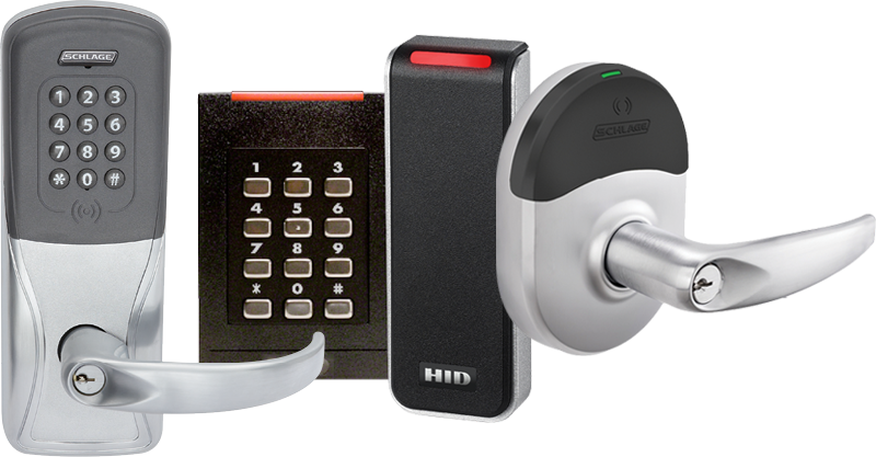 Electronic Locks with Keypads and Card Readers