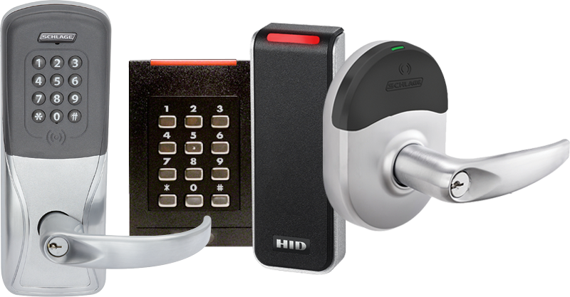 Electronic Locks with Keypads and Card Readers